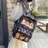School Bag Female New Cartoon Primary and Secondary School Students Cute Backpack Printed Capybara Student Bag