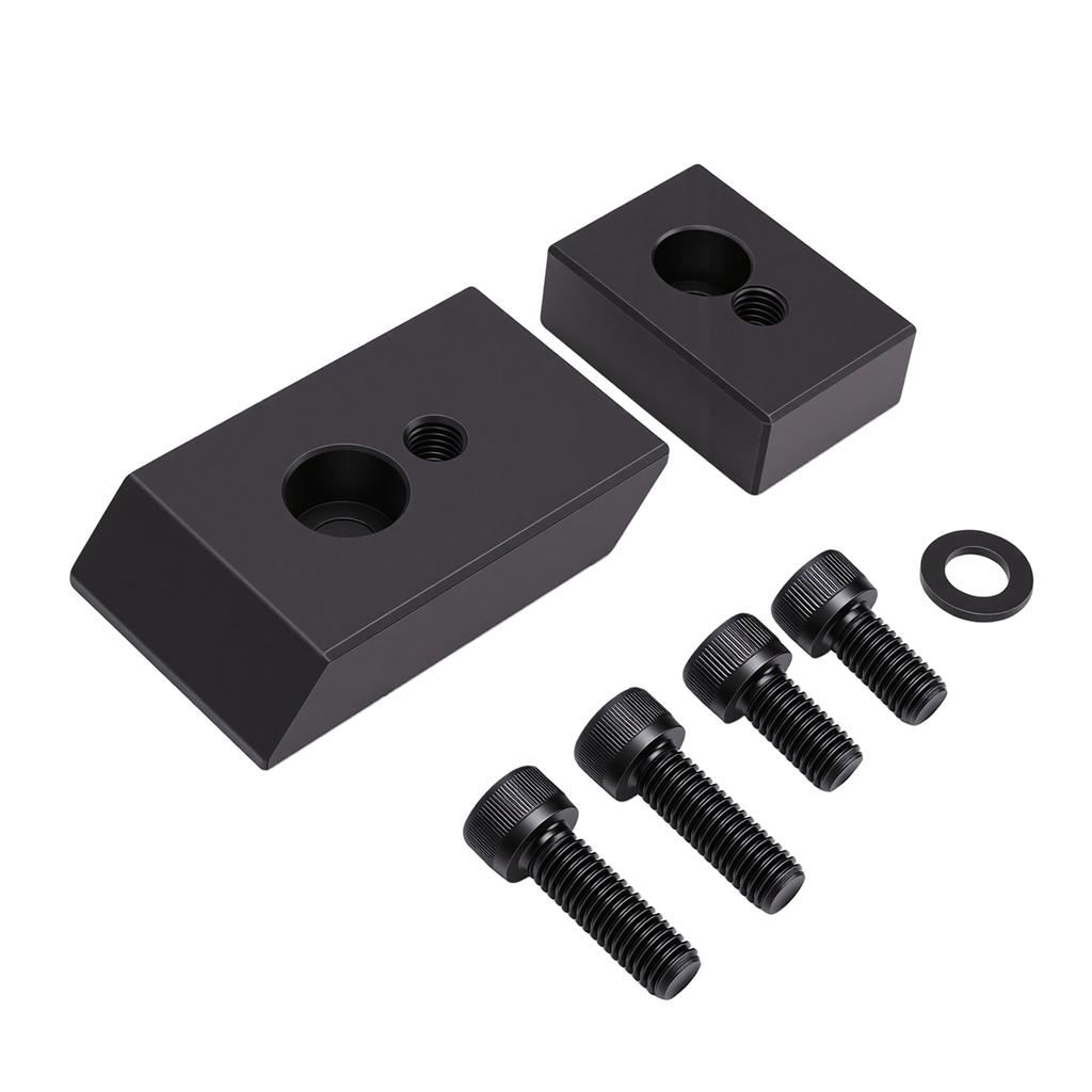 Front Seat Riser Spacer Kit Aluminum Seat Recline Kit Replacement for Jeep Wrangler JL JLU 2018 and Later Fixed 3 4in