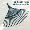 Lawn Rake Leaf Scoop Rake, Stainless Steel Broom Perfect for Fall Leaf Removal No Handle
