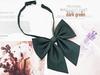 Matte Red Feather Bow Tie Brooch for Women - Plus Size Korean Academy Style
