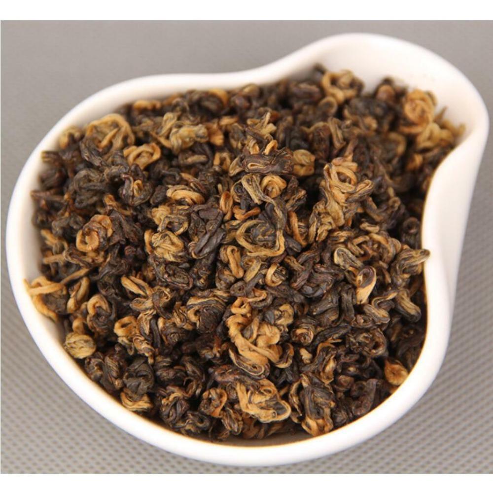 Yunnan Black Tea Golden Snail Buds Dian Hong Loose Leaf Premium Chinese Tea 50g