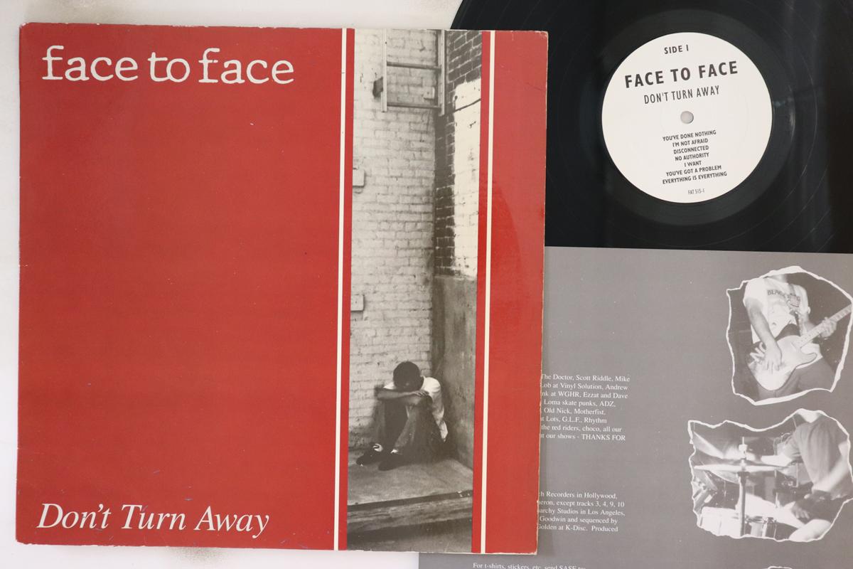 

LP Record FACE TO FACE - Don t Turn Away FAT5151 FAT WRECK CHORD 1995 US Rock Used