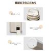 Aliliy Electric Kettle, Portable Travel Kettle, Small 380ML, 100V 300W, Low Power Consumption, Beige