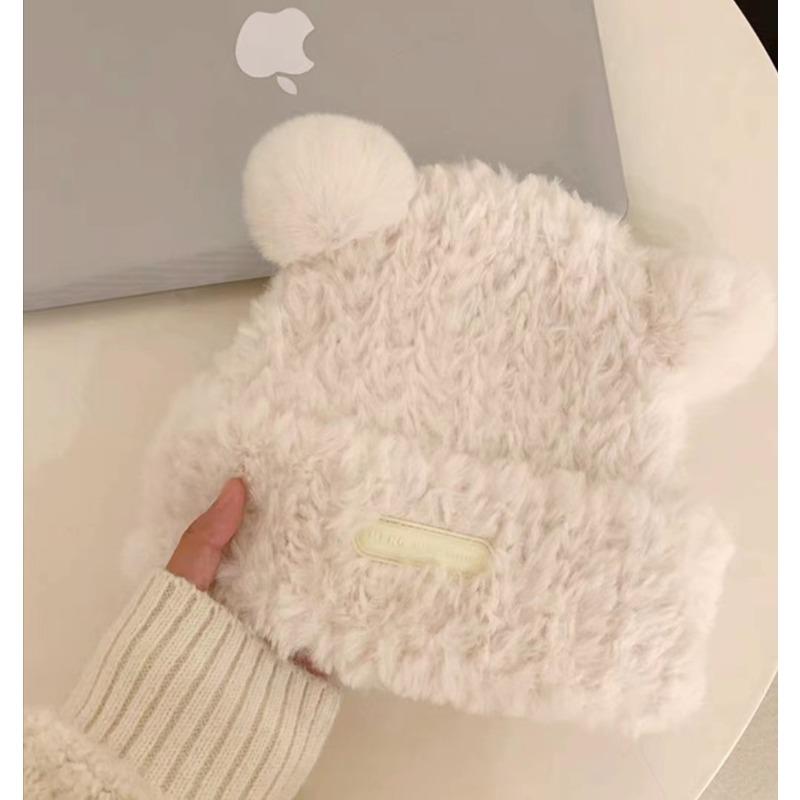 

Зимняя новая теплая плюшевая шапка, ветрозащитная и теплая дышащая утолщенная теплая шапка 25X25cm