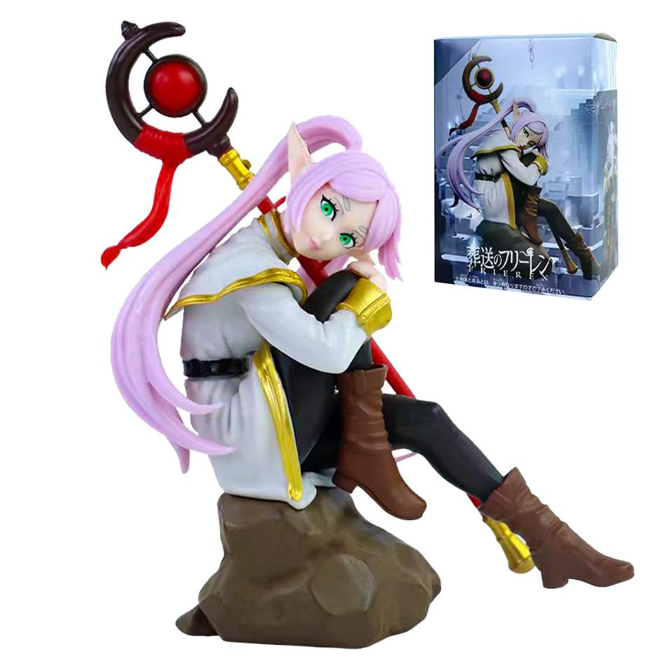 LookUp Sousou No Frieren Fern Anime Girl Figure Frieren Beyond Journey's End Stark Action Figure Collectible Model Doll Toy Gift