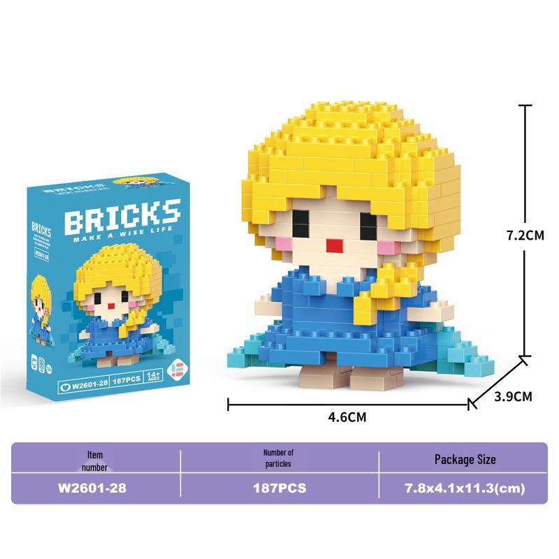 Santa Claus Micro Bricks Educational Toy - Compatible with LEGO, Building Blocks for Kids