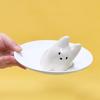 Molde de silicone para creme de gato, molde de gelatina de bolo, lindo, branco, fresco, gelo em pó