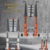 JINGGENG Retractable Heavy-Duty Aluminum Alloy Extension Ladder