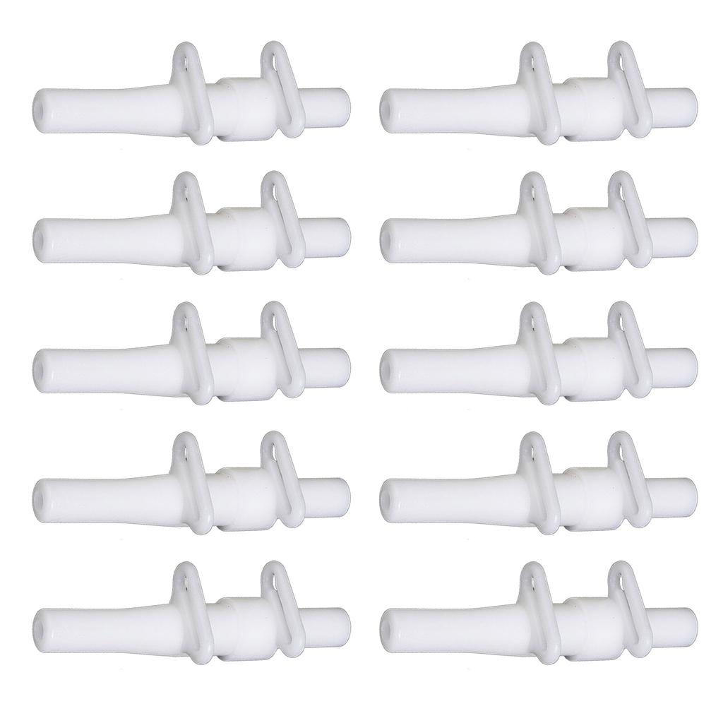 10lots Tent Feet Corner Center Connectors Pipe Light Weight Tent Connectors for Outdoor Camping Tent