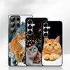 Blue Cat Green Eyes Meow Phone Cover Case for Apple iPhone 16 15 14 Plus 13 12 Mini 17 Pro Max + 16E Air 16+ ProMax Casing
