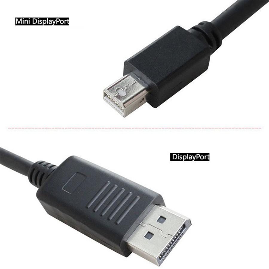 Mini DisplayPort to DisplayPort Cable 6Ft Cable (Male to Male) Supports 4K@60Hz