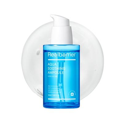 Real Barrier Aqua Soothing Ampoule Moisturizing Serum for Sensitive and Dry Formulated with Ceramides and Hyaluronic Korean Moisturizing and Glowing