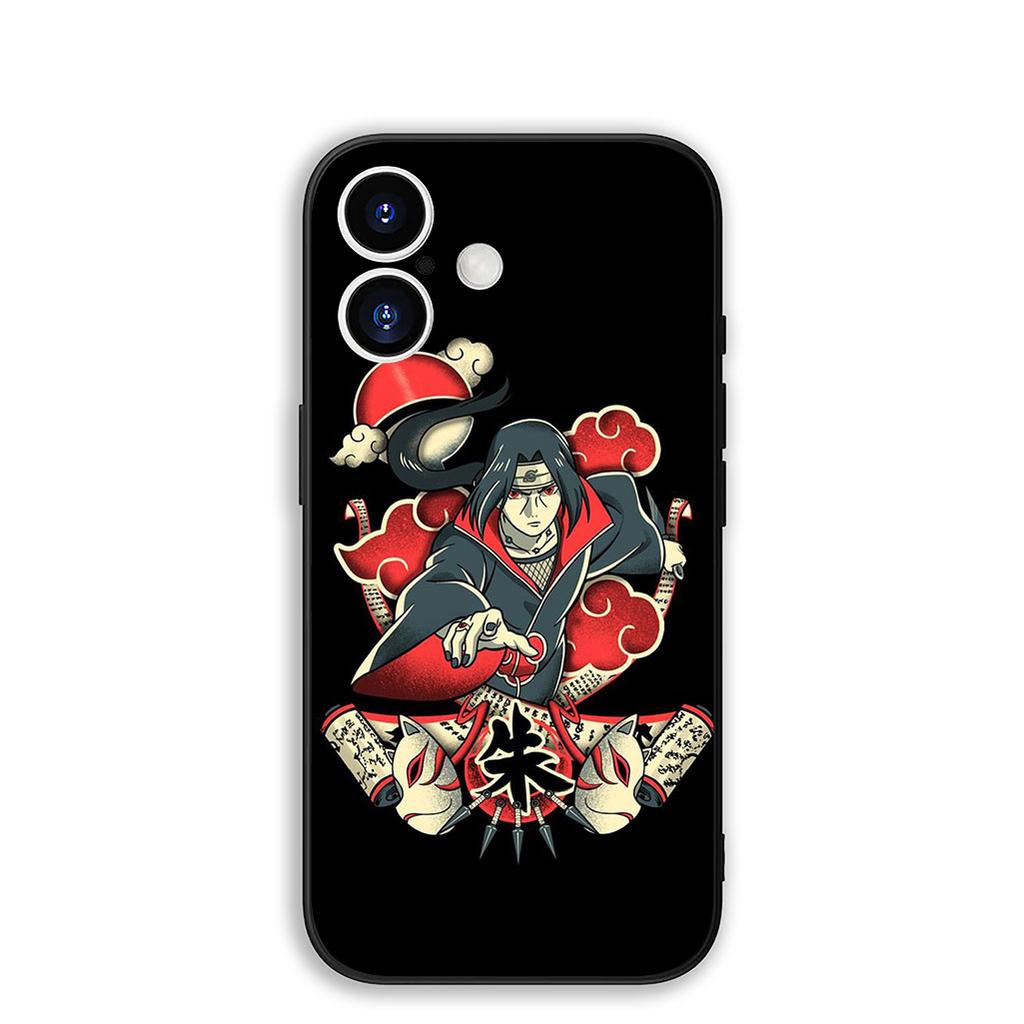 Cover for Apple iPhone 16 15 14 11 Pro Max 6 7 8 Plus + SE2 SE3 SE 2022 2020 8+ Phone Case Akatsuki Narutos Obito Itachi Tobi