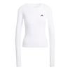 Power Essentials Moisture-Wicking Shaping Crew Neck Long Sleeve Fitness Top Women Tops KD2211