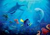 Fundal Vinil Cartoon Nemo Dory Petrecere Panze de Fundal Disney Finding Nemo Pânză de Perete Decor Petrecere Bebeluș Petrecere de Ziua de Naștere Cadouri