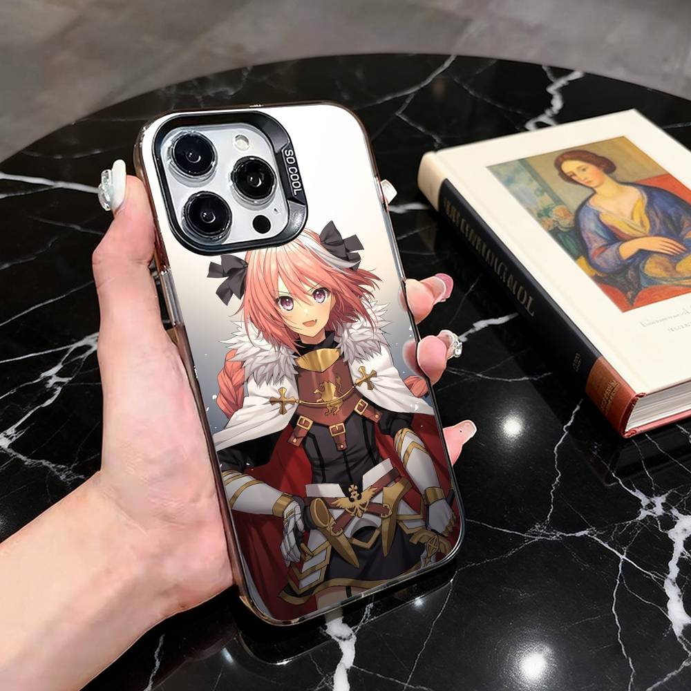 

F-Fate A-Apocrypha A-Astolfo-faa-es Phone Case For iPhone 17,16,15,14,13,12,11 Plus,Pro Max,XS,Colorful Silver Black Cover iPhone13PROMAX