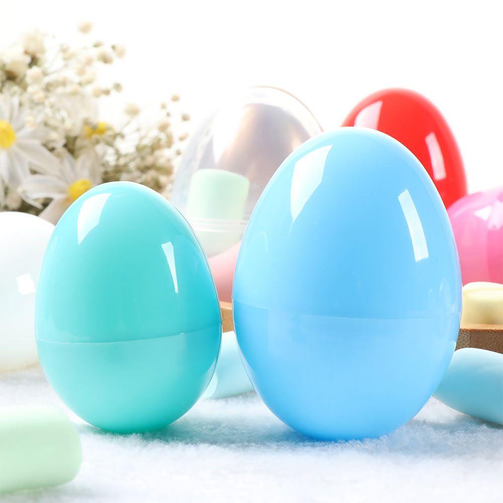 1pcs Games Crafts Hollow Decoration Add Treats Party Decor Fillable Egg Plastic Easter Eggs