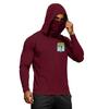 Men's Summer Long Sleeve Quick Dry Hoodie UPF50 Plus Sun Protection Lightweight Fitness Outdoor Sports Hooded Shirt