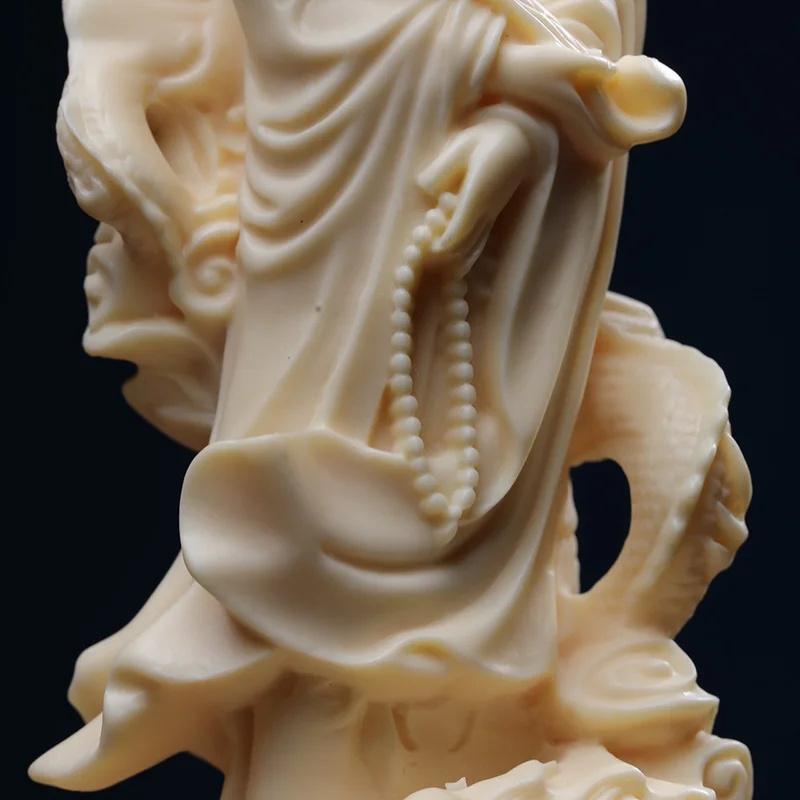 Dragon  Guanyin Bodhisattva Buddha  Figure Statue- Resin sculpture Chinese Buddha StatuesHome Room, Office Feng Shui Statue