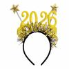 New Year‘s Eve Christmas Headband Star Color Strip Xmas Hair Accessories  Cosplay Prop