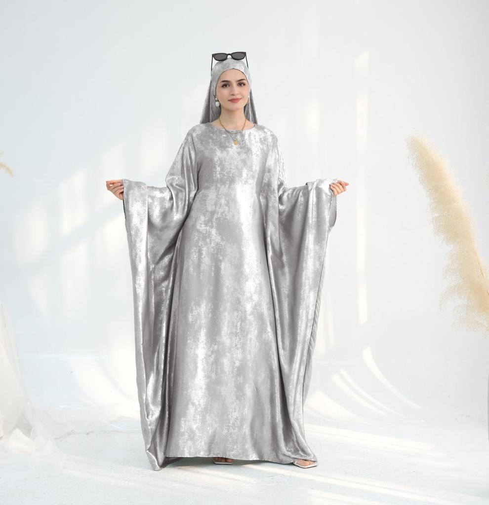 Loriya2025 Elegantes Patchwork Abaya Kleid LR778