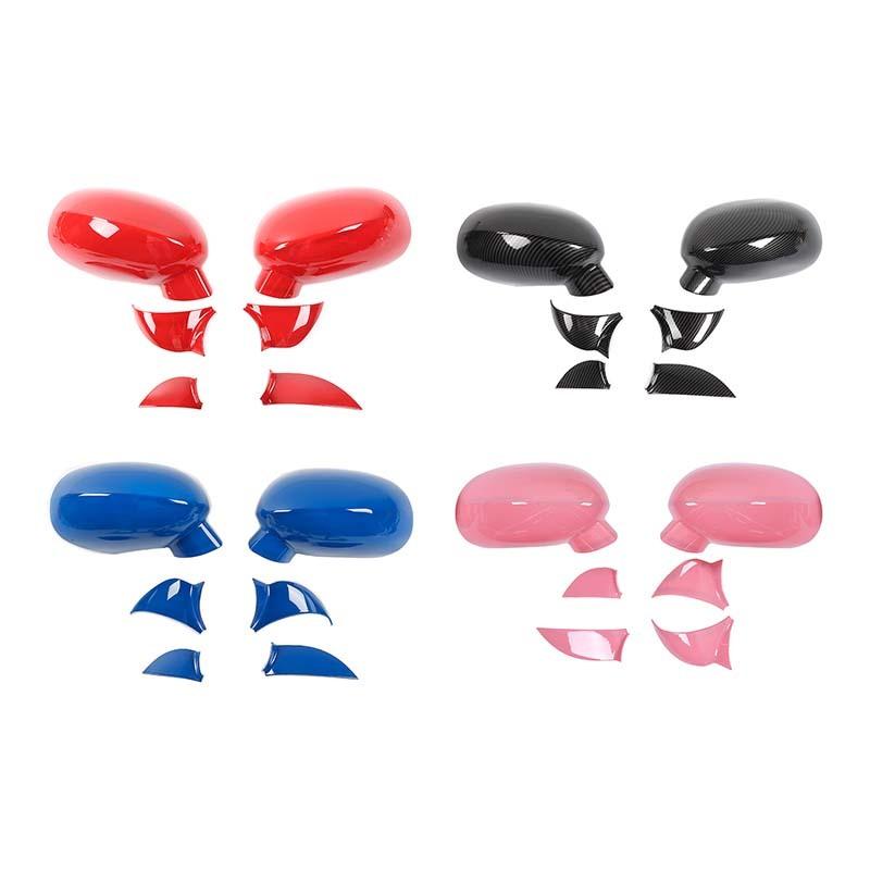 Bilbackspegel Skaldekorationsskydd för Dodge Challenger 2009 Up ABS Exteriörtillbehör