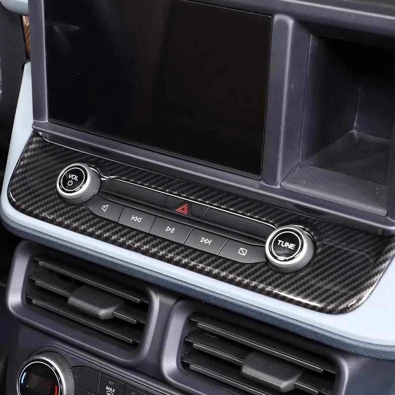 For Ford Maverick 2025-2025 ABS Carbon Fiber Car Central Control Interior Modification Decorative Sticker Car Accessories