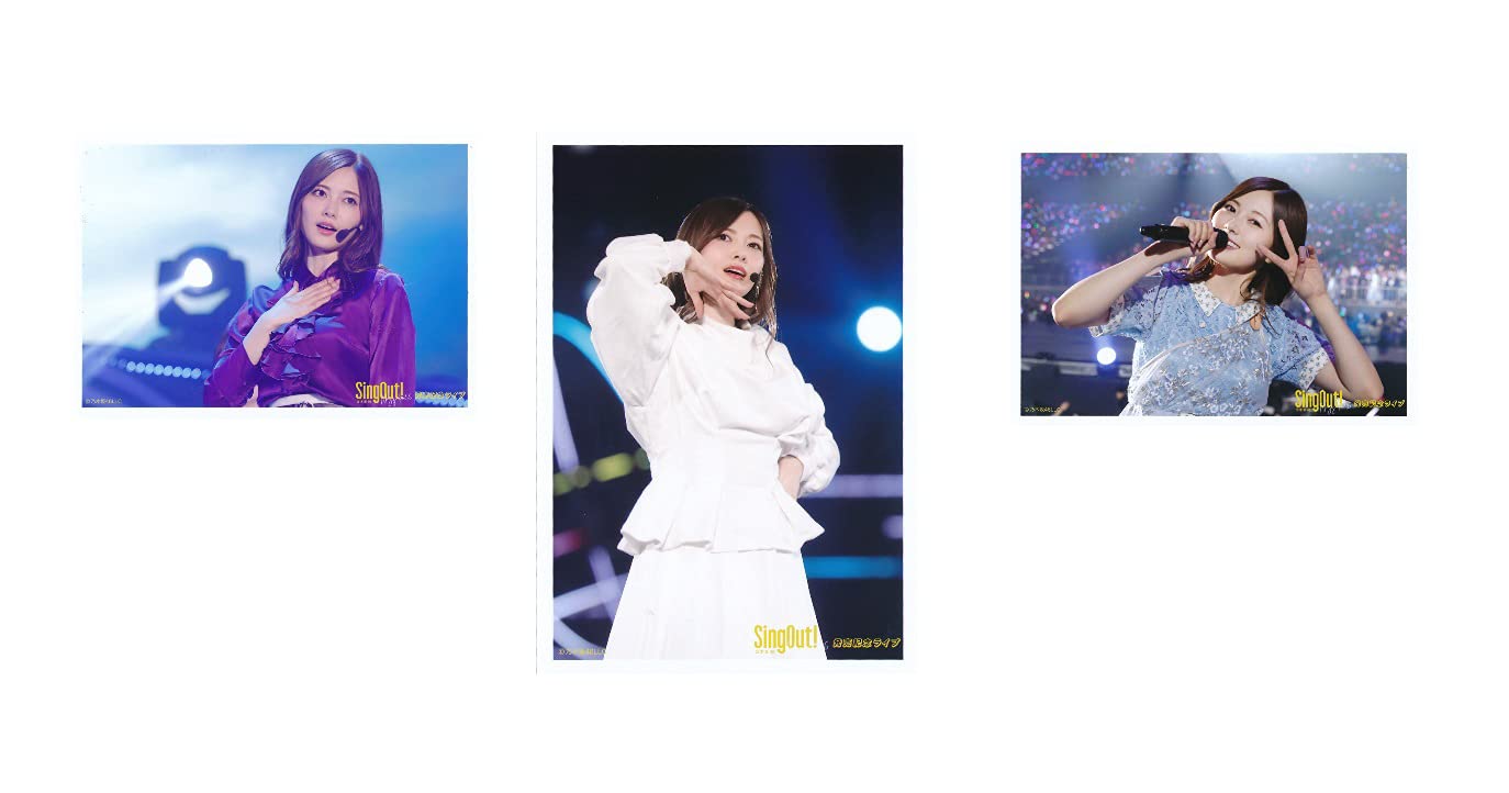 

Nogizaka46 CHOOSE 5 PHOTOS! Sing Out! Release Commemorative Live Ver. Select Photo Set of 3 - Mai Shiraishi