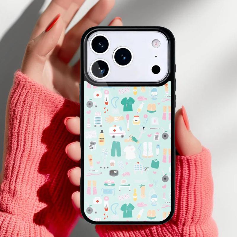 Medicine Doctor Nurse Phone Case for iPhone 17 Air 16e 15 14 13 Pro Max Back Cover for 12 11 Pro Coque