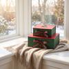 Flip-Top Christmas Wrapping Box Xmas Tree Holiday Wrapping Box Gifts Packaging Box Holiday
