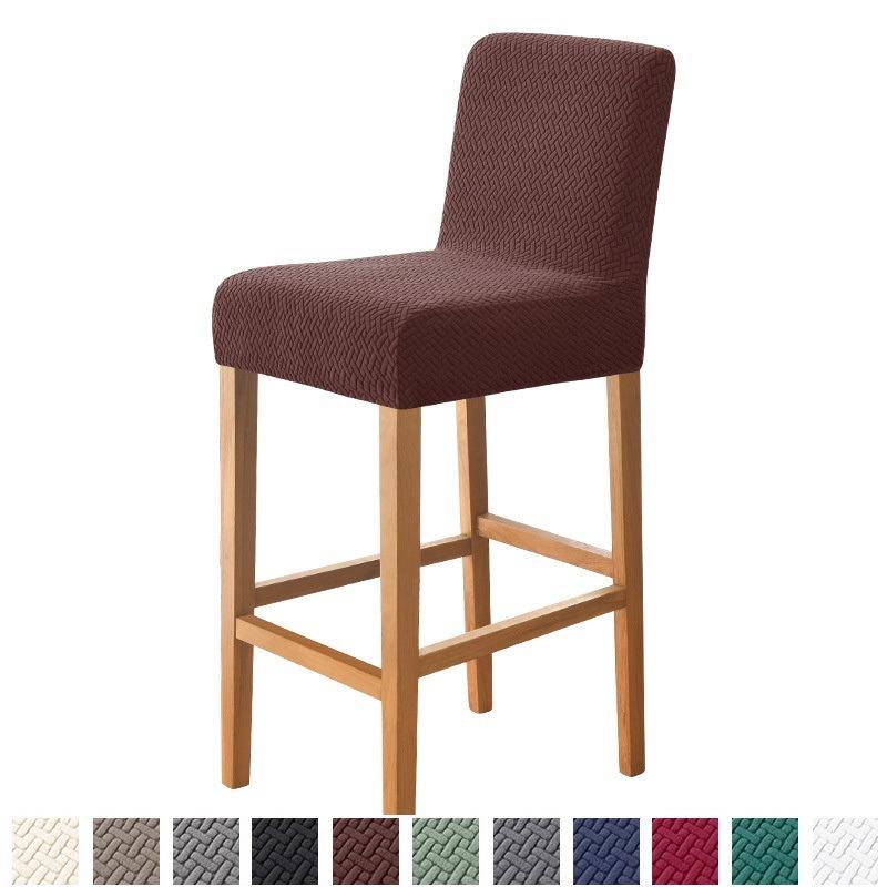 

Утолщенный чехол для барного стула Т-образный твиловый чехол для табурета Эластичный чехол для барного стула Home Hotel Club Чехол для стула 20*18*2.5cm кофейный