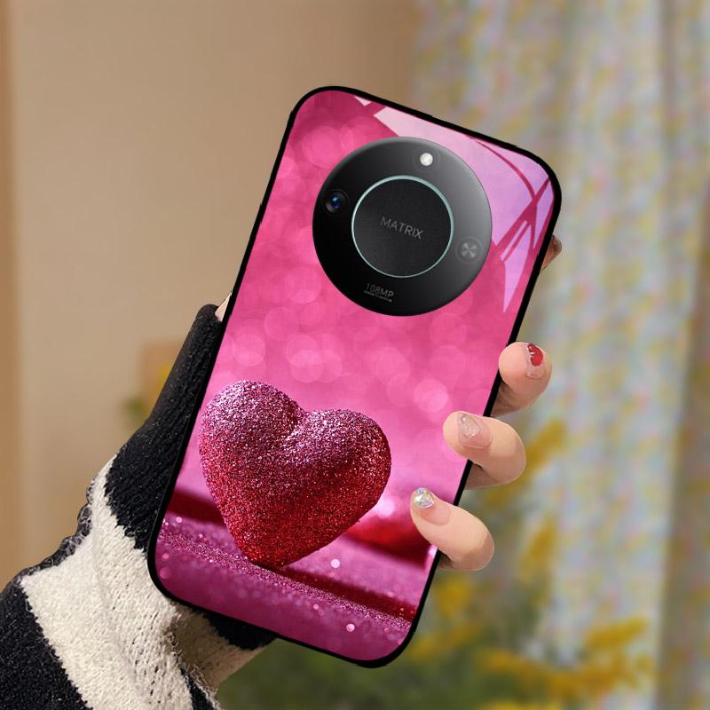 

Tempered Glass Case For Honor X9c Smart Phone Cases Coque Fundas Luxury Anti Drop Camera Protection Cover For Honor X9CSmart Honor X9c Smart