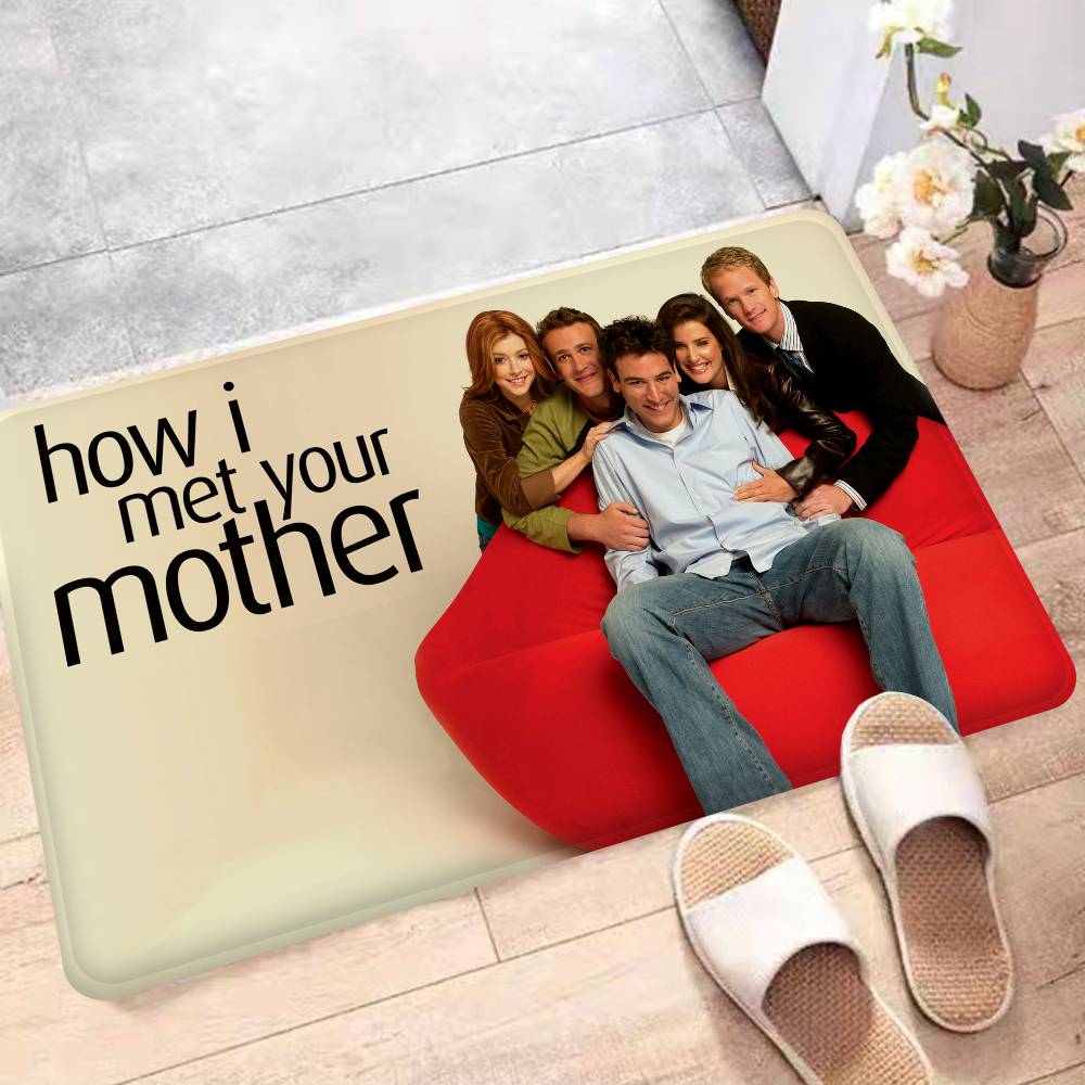 Tapis de salle de bain Classique TV How I Met Your Mother Antidérapant Absorbe l'eau Bande longue Coussin Tapis de chambre Bienvenue Paillasson