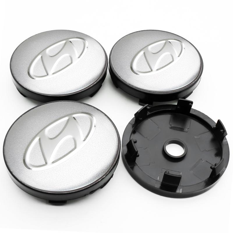 4 ks 56mm 60mm 65mm Středová krytka náboje kola auta Pro Hyundai Accent Elantra Veloster Getz Tucson i20 Krytky ráfku Samolepky Příslušenství