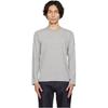 Comme des Garçons PLAY COMME des GARCONS PLAY FW25 x Invader Double Pixel Heart Long Sleeve T-Shirt 'Gray' Men's AZ-T330-051-2