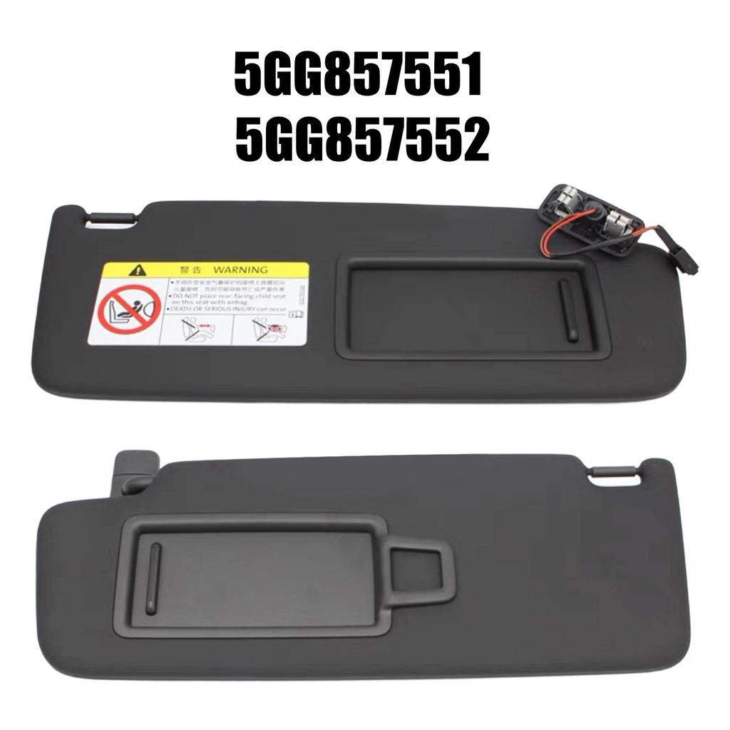 Replace Part Number 5GG857552 5GG857551 Accessories Replaces Sun Protection Shade Makeup Mirror Car Sun Visors
