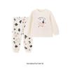 YEEHOO Kids' 7A Antibacterial Thermal Underwear Pajama Set