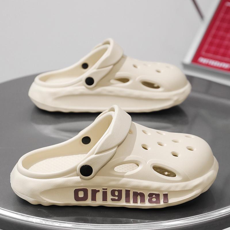 

Сандалии для дома и улицы, сандалии на плоской подошве для мужчин, мягкие и удобные, для дома и улицы, пляжные, нескользящие, вентилируемые, новинка 45 хаки