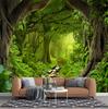 Large Forest Wall Mural Nature Scenery Wall Mural For Bedroom Living Room Murals Forest Wallpaper Home Decor