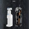 Durable Wall Mounted Shaver Rack Self-Adhesive No-Drill Razor Holder Electric Toothbrush Holder Storage Tool