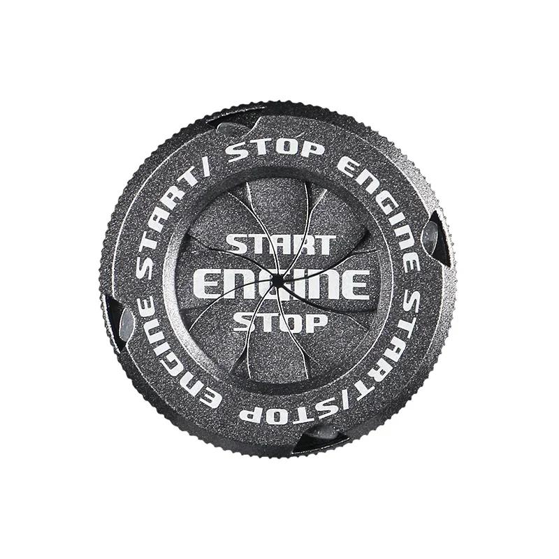 Auto Onekey Start Stop Taste Abdeckung Auto Dekor Aufkleber Motor Zündung Start Schalter Schutzhülle Motorrad Start Ring