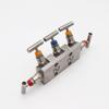 Stainless Steel 3051CD Co-Planar Flange Five-Valve Manifold for Differential Pressure Transmitter