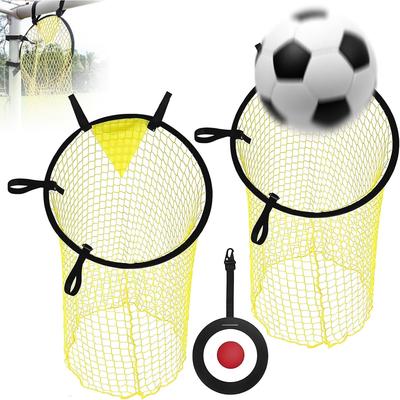 3Pcs Football Training Equipment with 2 Top Bins Nets Targets & 1 Football Target, Shootings Accuracy Train Goal Net To Improve Skills