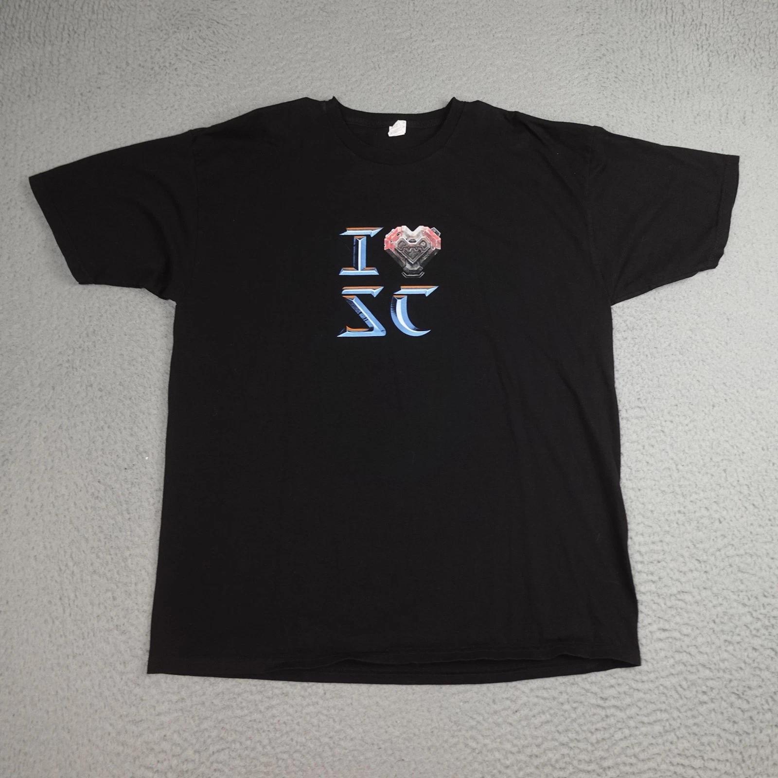 Vintage Blizzard Entertainment Shirt Mens XL Black I Love SC Graphic Tee Gaming M