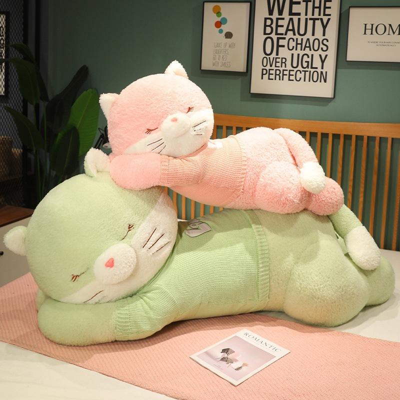 Large Party Dressing Cat Doll Plush Toy Big Cat Doll Girl Soothing Rag Doll Birthday Gift