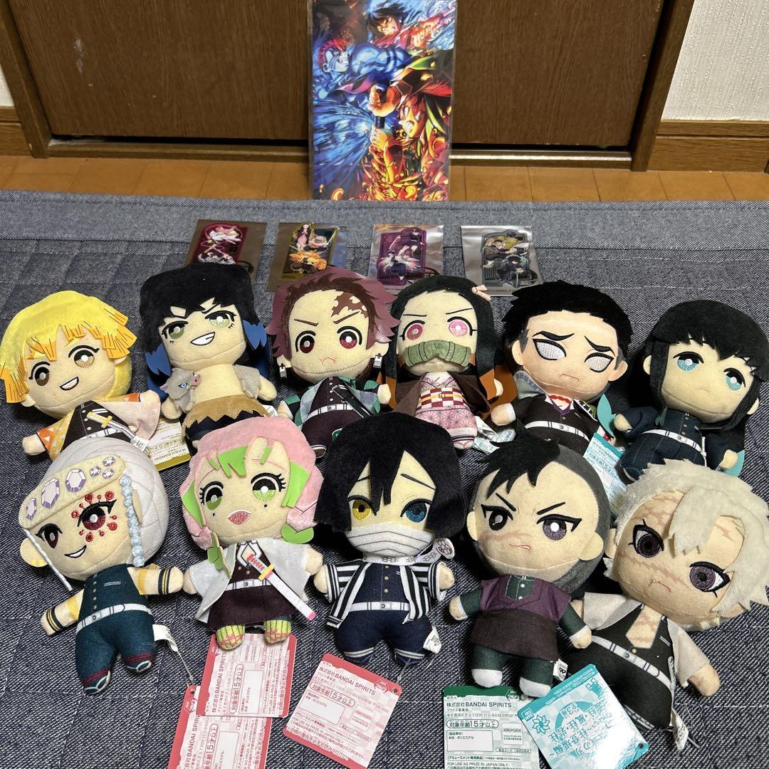 

[USED] Demon Slayer: Kimetsu no Yaiba Visitor Bonus & Plush Toy Tomonui (with tag) Set of 11