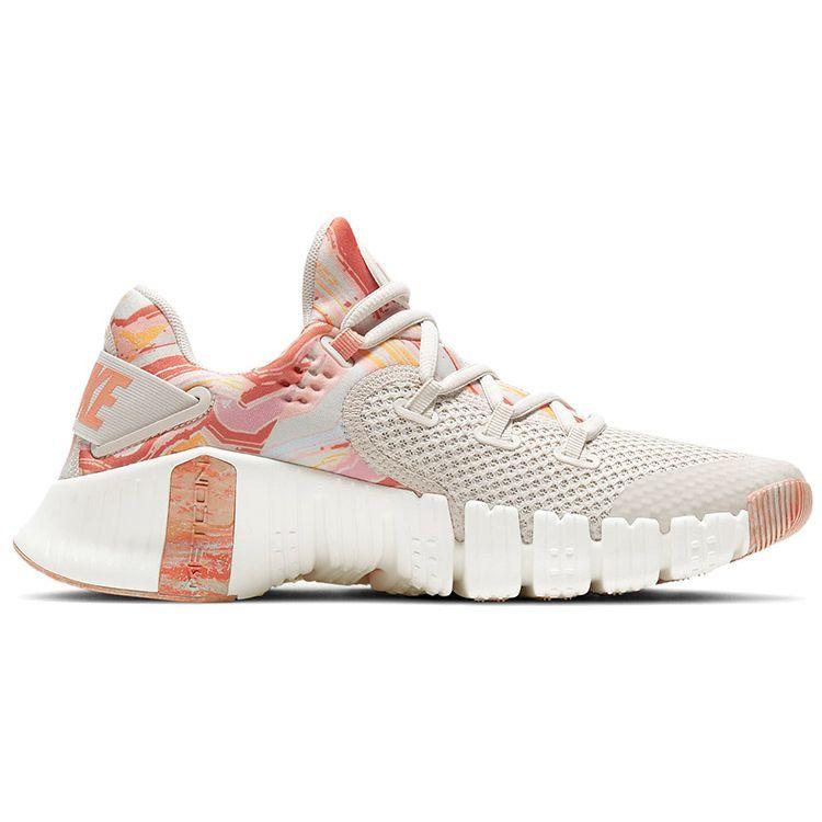 Женские кроссовки Nike Free Metcon 4 Desert Sand Crimson Bliss Orange Summit-White — фото 2