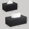 Modern Minimalist Leather Tissue Box for Home, Office, or Hotel