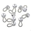 10 Pieces Metal Extender Jeans Shirt Dress Waistband Expander Wonder Buttons