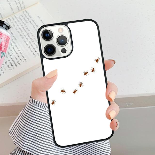 Creepy Ant Insects Scary phone Case Cover For iPhone 16 15 14 Plus XR XS apple 16 11 12 13 mini Pro Max coque